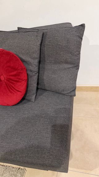 Sofá Cama Gris 3 Plazas IKEA