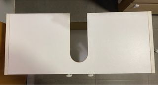 Mueble bajo lavabo blanco