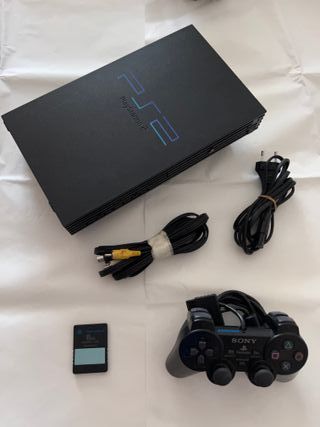 PlayStation 2 Fat Nera Completa