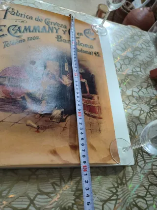 Cartel Cerveza E.CAMMANY Barcelona