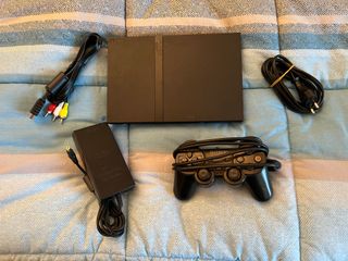 PlayStation 2 Slim Nera Completa
