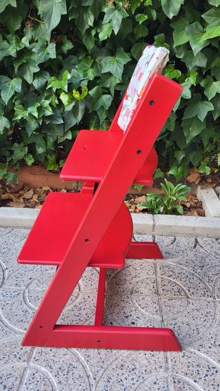 Silla Trona Stokke Tripp Trapp Roja