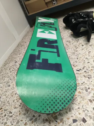 Tabla Snowboard Firefly 1.30 y Botas T.38