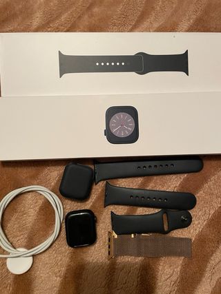 Apple Watch Series 8 41mm Negro/Dorado