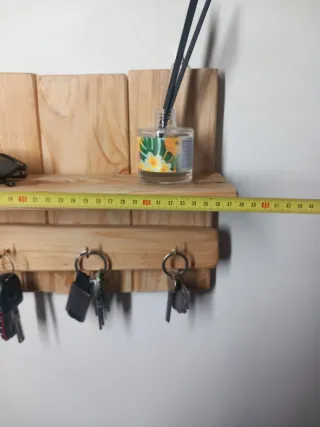 Perchero Portallaves Palets Reciclados artesano