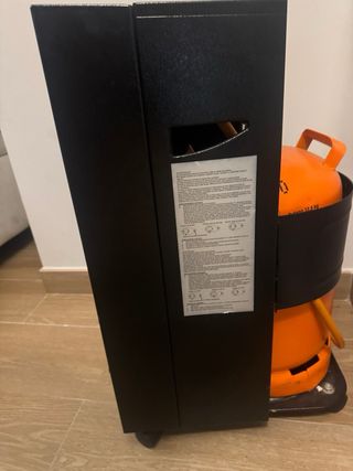 Estufa catalítica negra