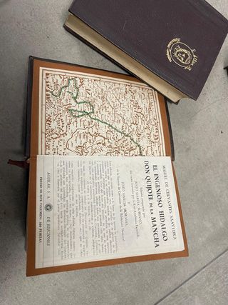 Libro Don Quijote - Cervantes (Ed. Aguilar 1956)