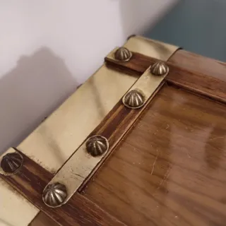 Joyero baúl musical vintage