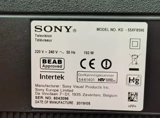 Sony BRAVIA 55” 4K HDR – 120 Hz – Android TV