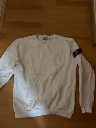 Sudadera Stone Island Blanca