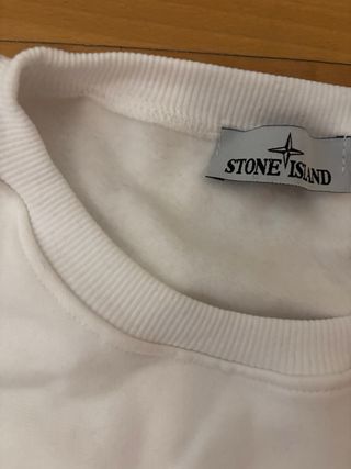 Sudadera Stone Island Blanca