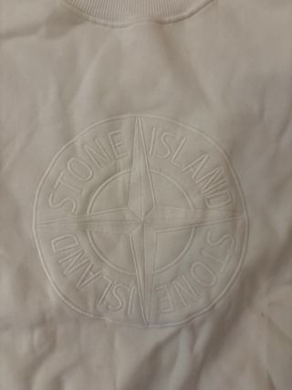 Sudadera Stone Island Blanca