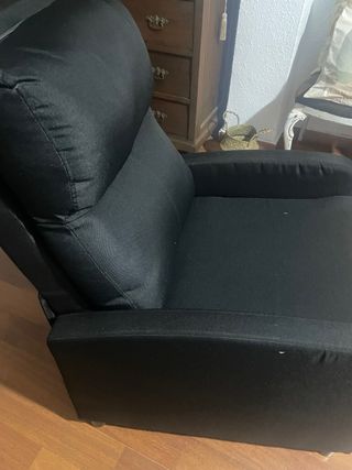 Sillón relax reclinable de tela