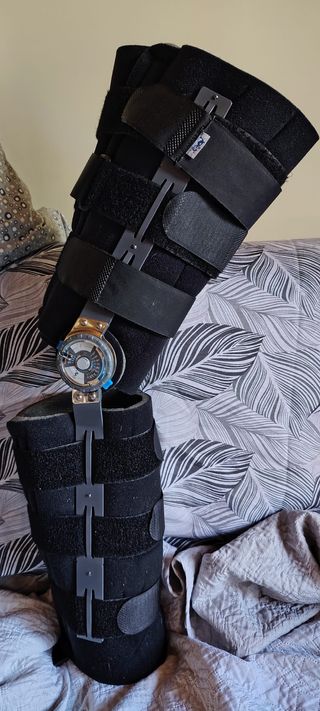 Tutore lungo gamba ginocchio