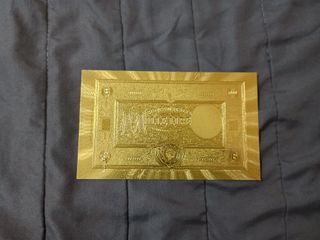 1000 LIRE GRANDE M FASCIO LAMINA D'ORO