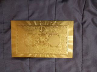 1000 LIRE GRANDE M FASCIO LAMINA D'ORO