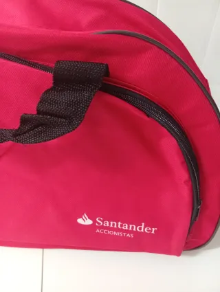 Bolsa Deporte Banco Santander Roja 48x32x15