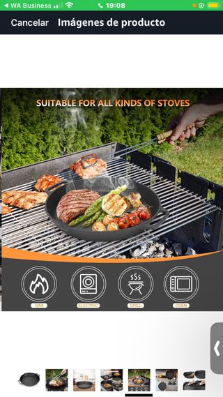 Plancha Redonda Hierro Fundido Onlyfire