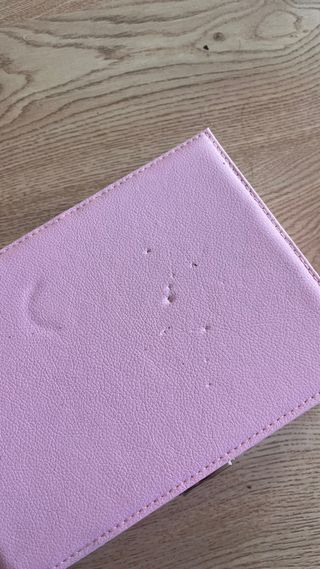 Joyero organizador rosa