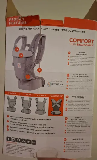 Mochila Ergobaby Adapt Gris