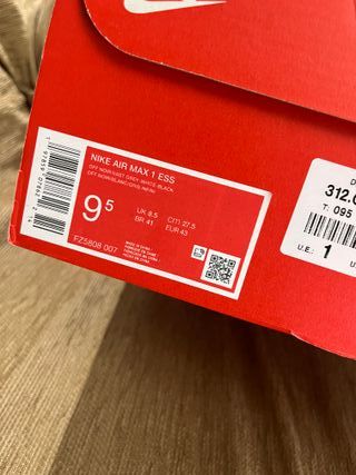 Nike Air Max One Essential Negro Gris y Blanco