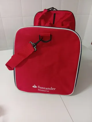 Bolsa Deporte Ferrari Roja Plegable 28x32x45 Banco