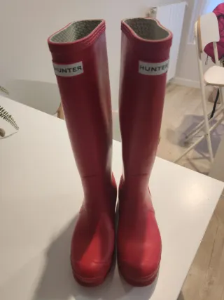 Botas Hunter Rojas Talla 37