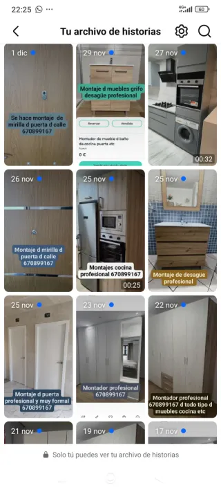 Montador profesional en Campo de Gibraltar