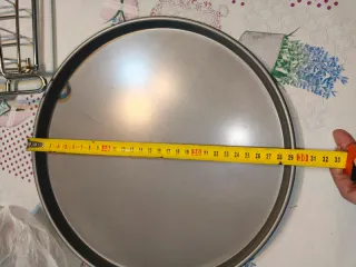 Set 3 Teglie Pizza con Griglia