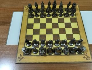 Tablero Ajedrez Coleccionista Antiguo