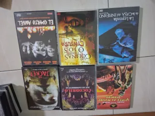 Lote 6 Películas DVD Terror/Suspense