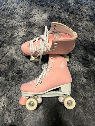 Patines de 4 ruedas rosas