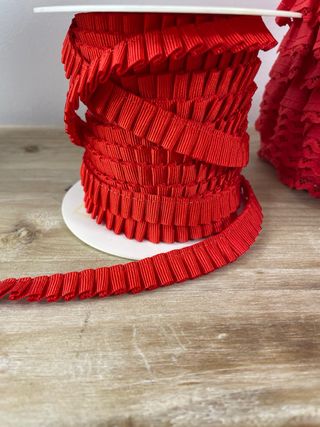 Lote de puntillas negras y rojas