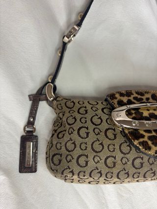 Bolso Guess Vintage Y2K Monograma Animal Print