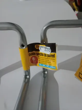 Doble Gancho Pared hasta 8kg
