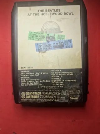 The Beatles At The Hollywood Bowl 8-Track Tape