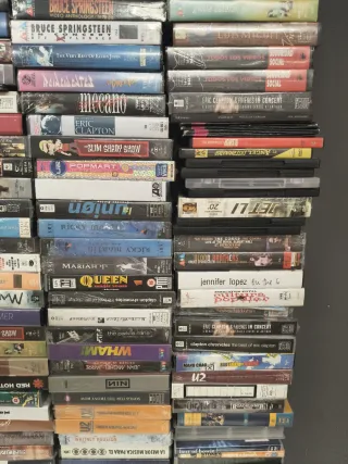 Lote VHS Musicales nuevos fabrica