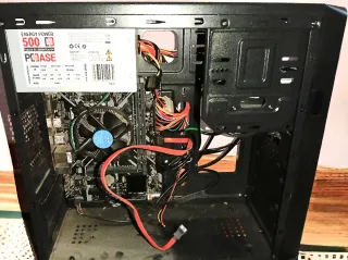 Caja+Procesador I3 3,60+placa Gigabyte+Fuente