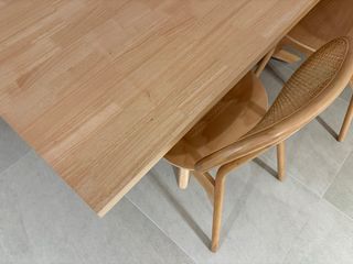 Sillas comedor ratán y madera