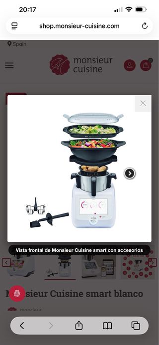 Robot da Cucina Monsieur Cuisine Smart Bianco