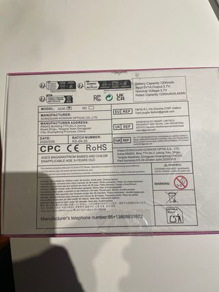 Cámara de fotos infantil con impresora LEER BIEN