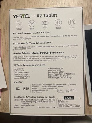 Tablet Infantil Blanca