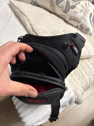 Bolsa de pierna para moto