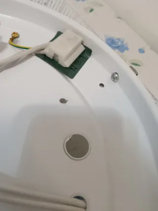 Plafoniera quadrata 3 luci decoro raggi