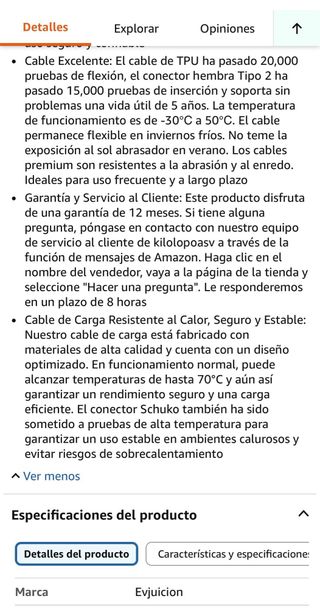 Cargador Coche Eléctrico Tipo 2