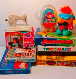 Lote Juguetes Antiguos 70' 80' Máquina Coser, Mr.p