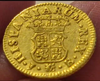 Moneda 1/2 Escudo Oro Fernando VI 1759