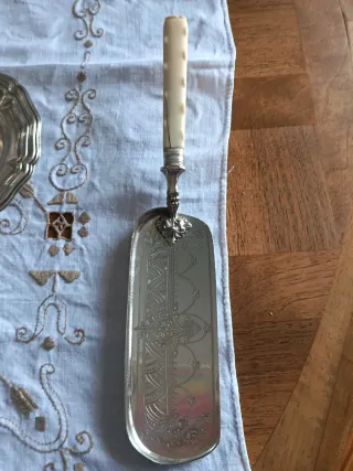 Antica Paletta raccogli briciole silver plated