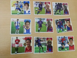 53 cromos Este 06/07, 21 Colocas, sin pegar