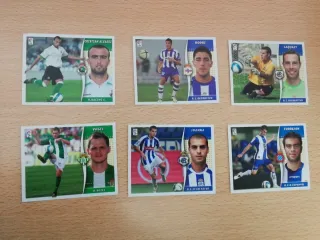 53 cromos Este 06/07, 21 Colocas, sin pegar